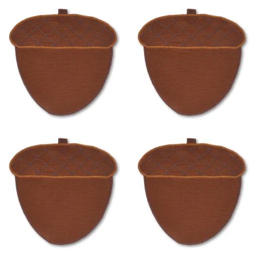 Acorn Cocktail Napkins (4)