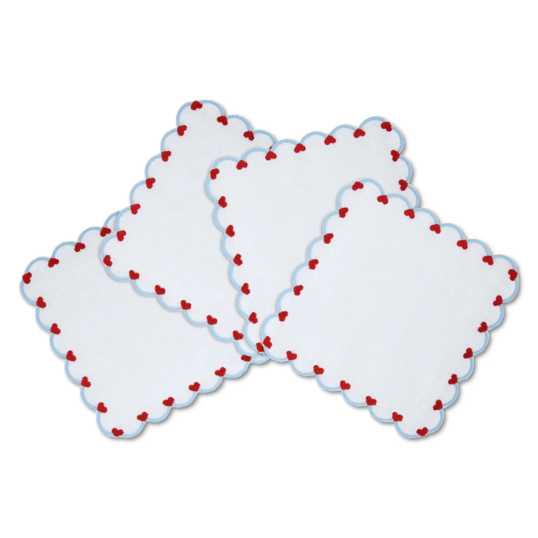 Baby Heart Cocktail Napkins (4)