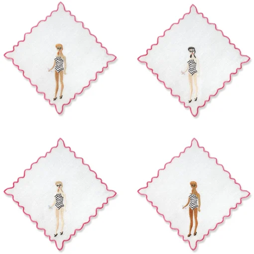 Barbie Cocktail Napkins (4)