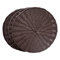Basketweave Chargers (4)