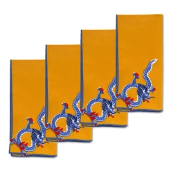 Blue Dragon Dinner Napkins (4)