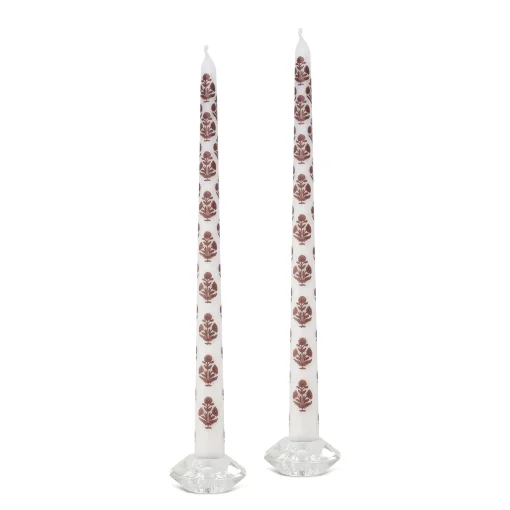 Brown Poppy Tapers (2)