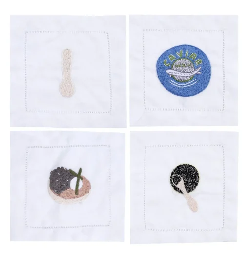 Caviar Cocktail Napkins