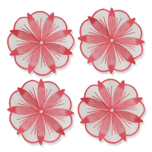 Cherry Blossom Cocktail Napkins (4)