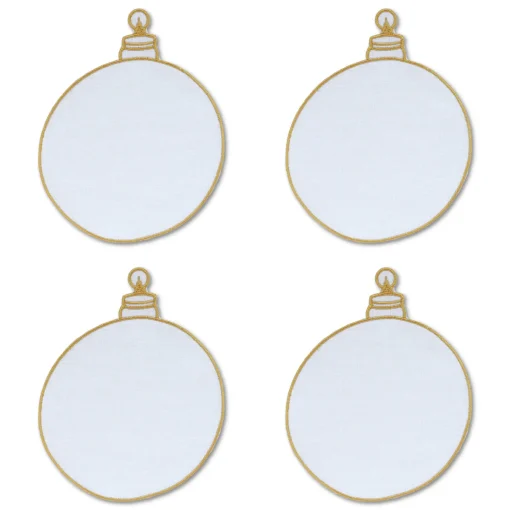 Christmas Ornament Cocktail Napkins (4)