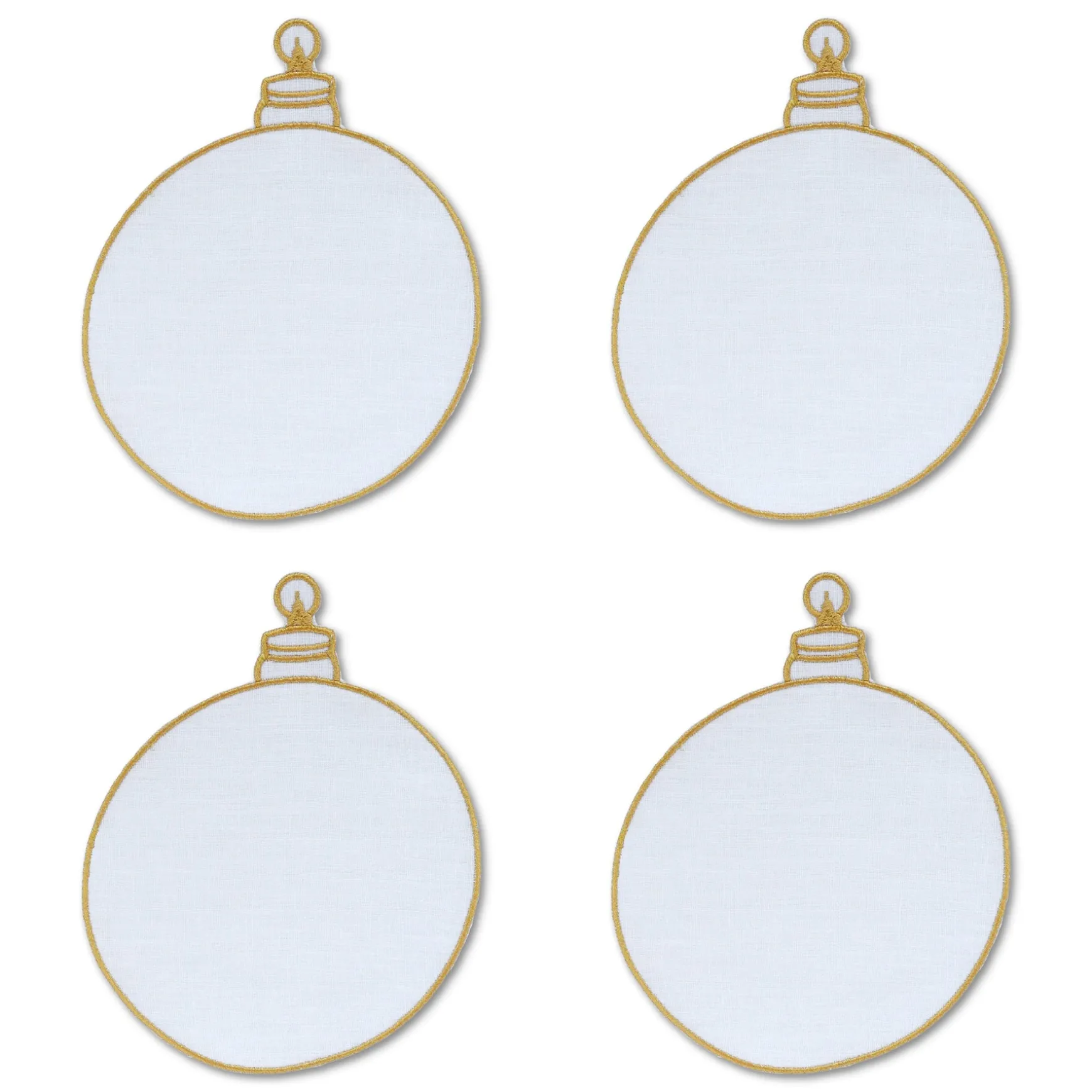 Christmas Ornament Cocktail Napkins (4)