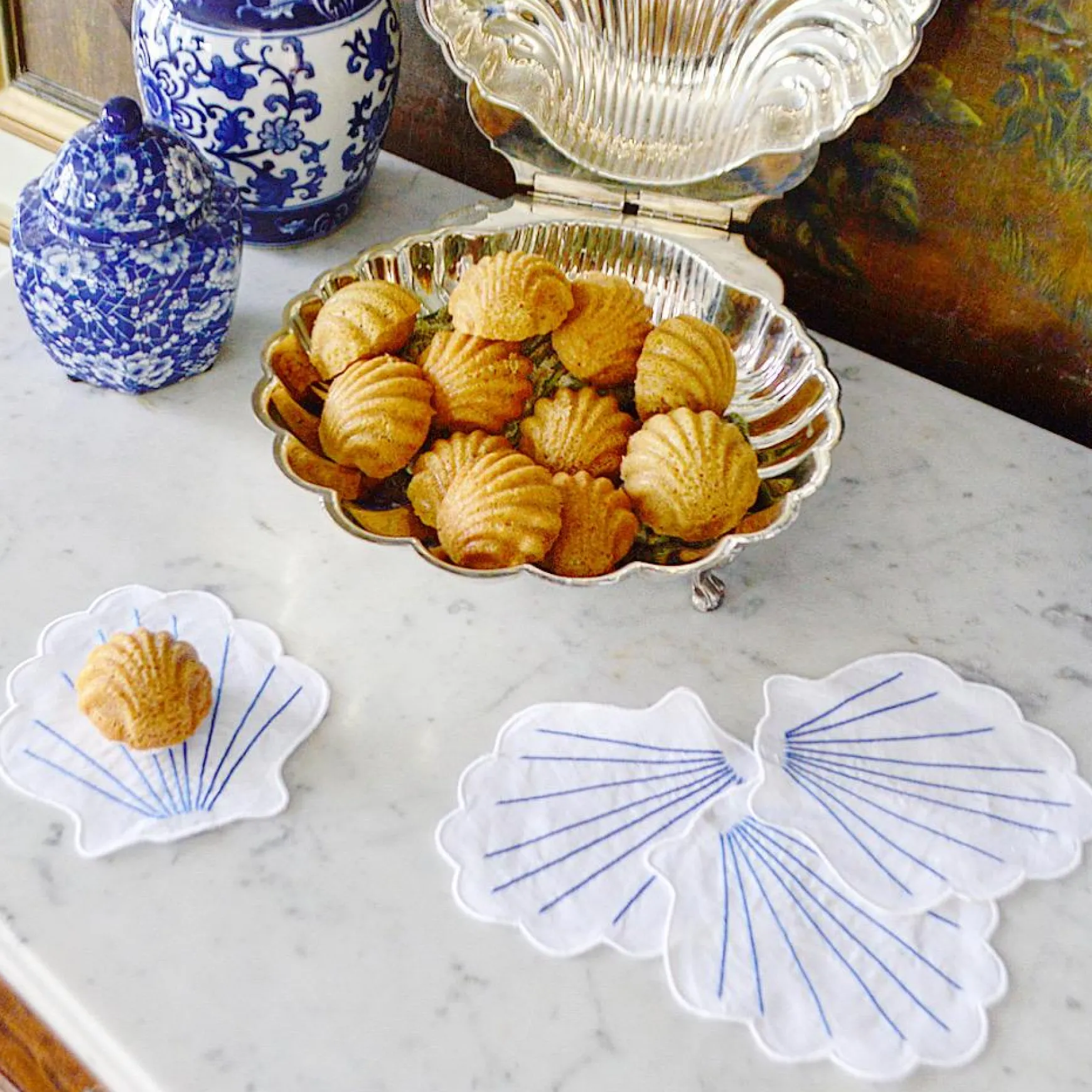 Coquilles Cocktail Napkins (4)
