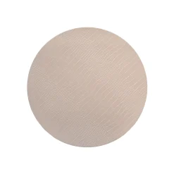 Cream Circle Embossed Placemat
