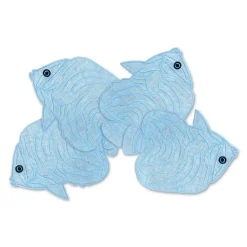 Flat Fish Cocktail Napkins (4)