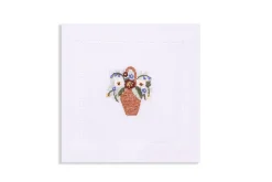 Flower Basket Cocktail Napkins (4)
