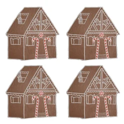 Gingerbread House Cocktail Napkins (4)