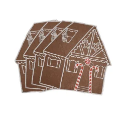 Gingerbread House Cocktail Napkins (4)