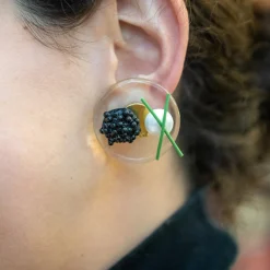 Glass Blini Earrings