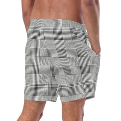 Glen Plaid Swim Trunks