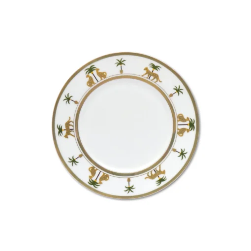 Gold Leopard Salad Plate