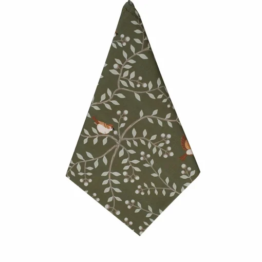 Green Branch Napkins (4)