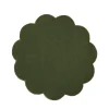Green Scalloped Placemat
