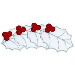 Holly Leaf Cocktail Napkins (4)