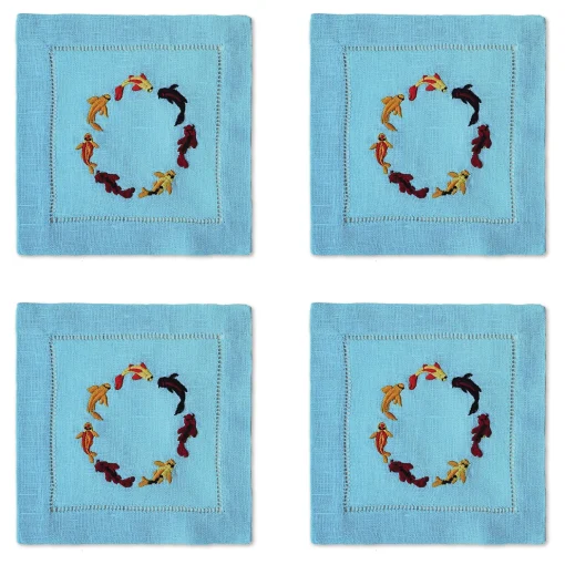 Koi Fish Cocktail Napkins (4)