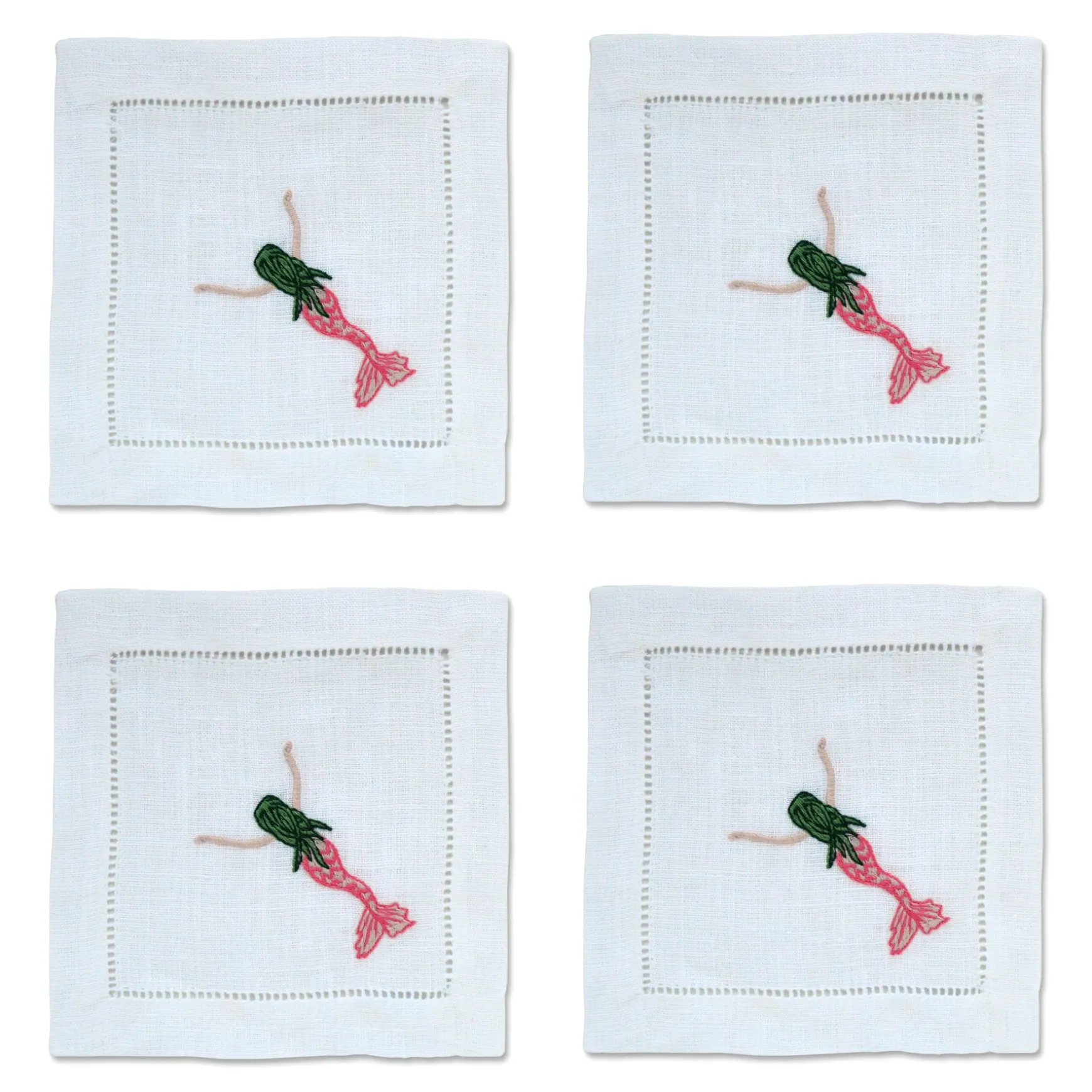 Mermaid Cocktail Napkins (4)