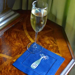 Midnight Champagne Girl Cocktail Napkins (4)