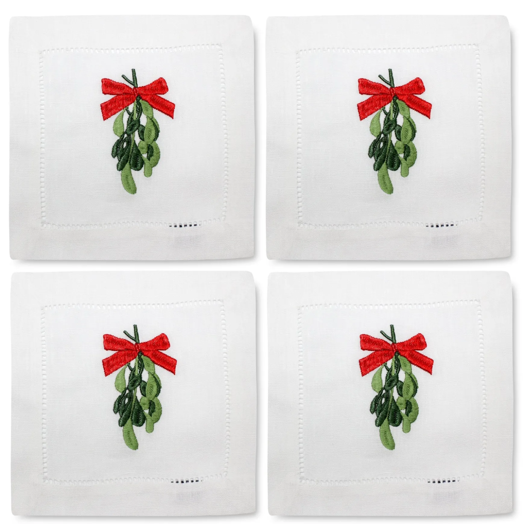 Mistletoe Cocktail Napkins (4)