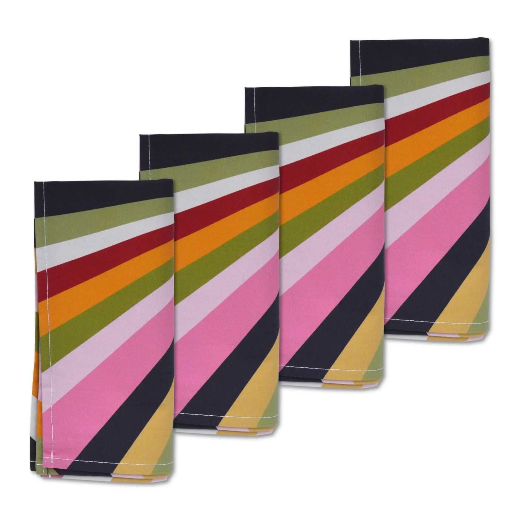 Muted Technicolor Napkins (4)