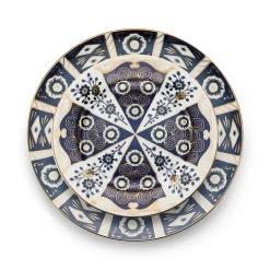 Navy Imari Dinner Plate