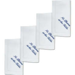 No Phone Dinner Napkins (4)