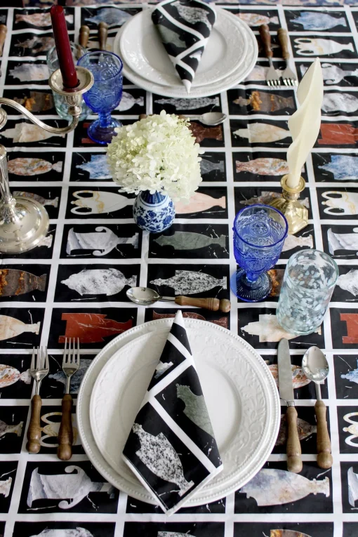 Pietra Dura Napkins (4)