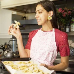 Pink & White Apron