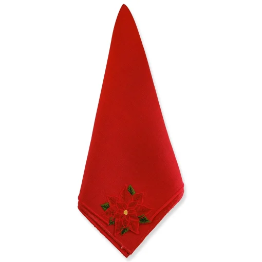 Poinsettia Dinner Napkins (4)