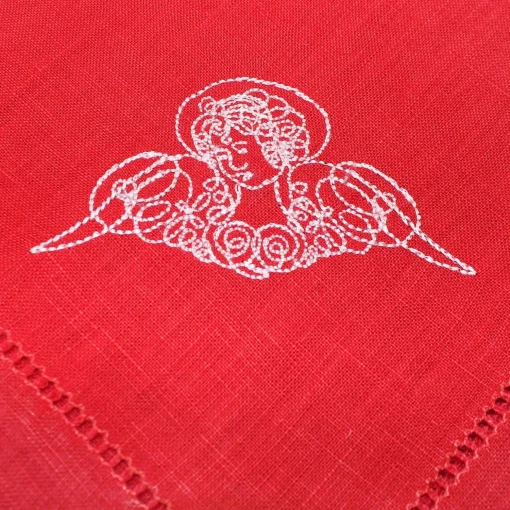 Red Angel Dinner Napkins (4)