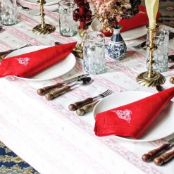 Red Angel Dinner Napkins (4)