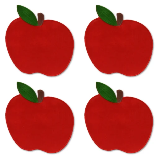 Red Apple Cocktail Napkins (4)