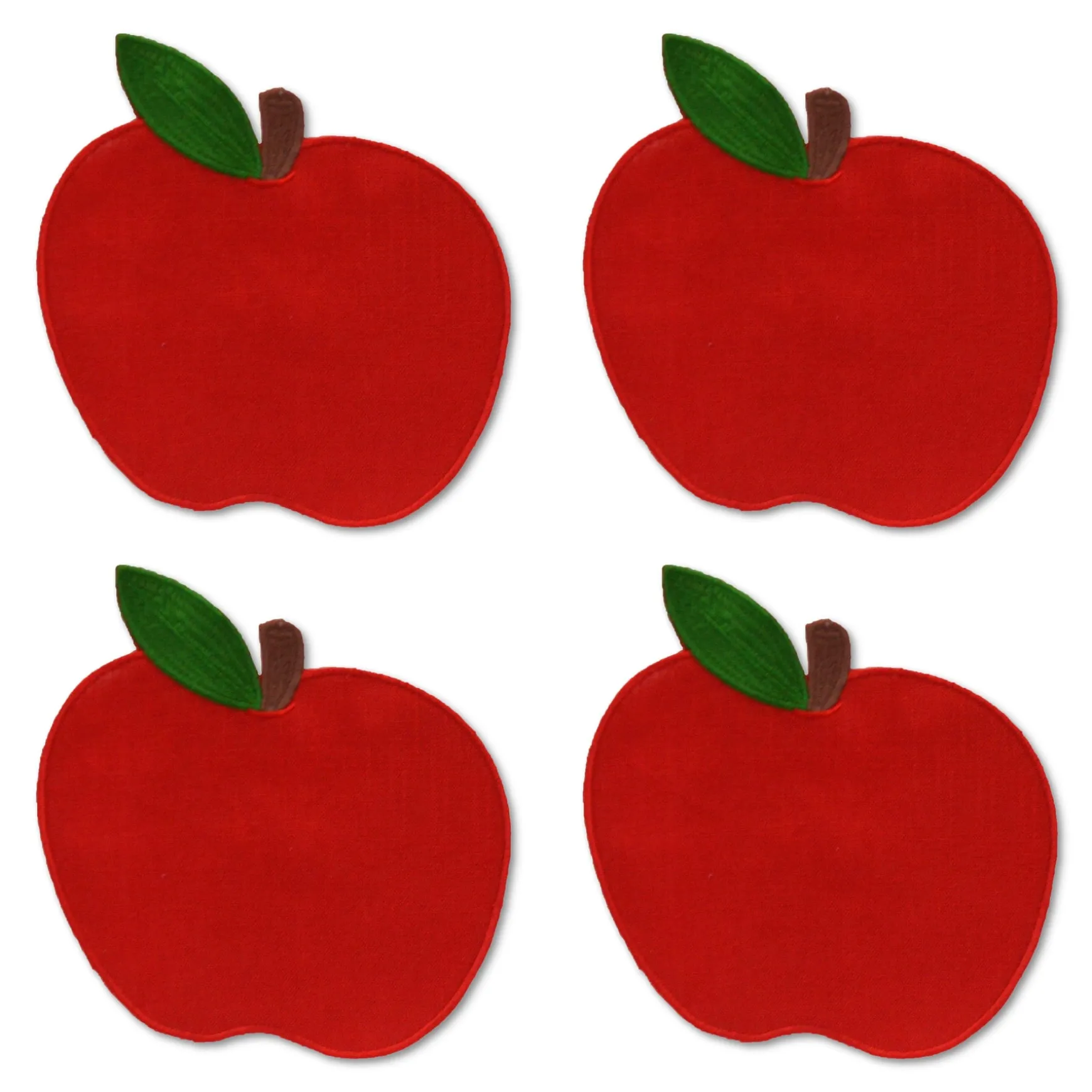 Red Apple Cocktail Napkins (4)