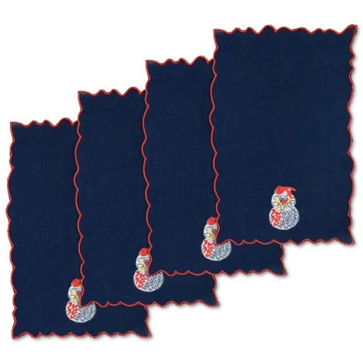 Seafood Tower Cocktail Napkins (4)