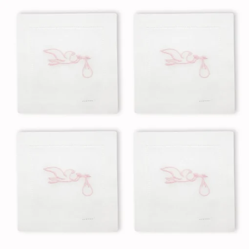 Stork Cocktail Napkins (4)