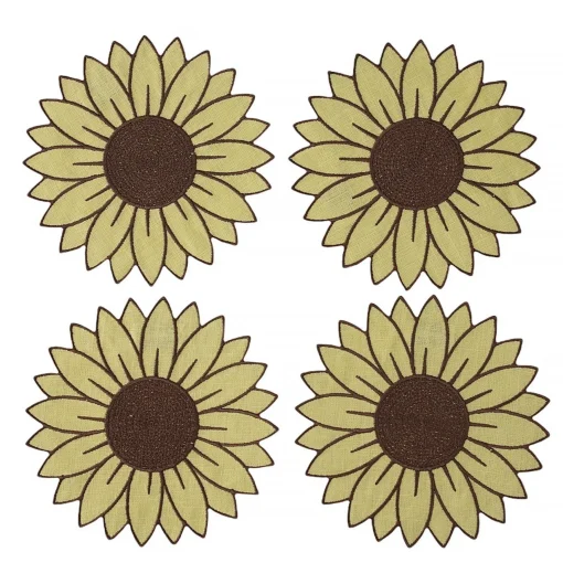Sunflower Cocktail Napkins (4)