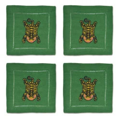 Tibetan Tiger Cocktail Napkins (4)