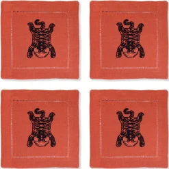 Tibetan Tiger Cocktail Napkins (4)