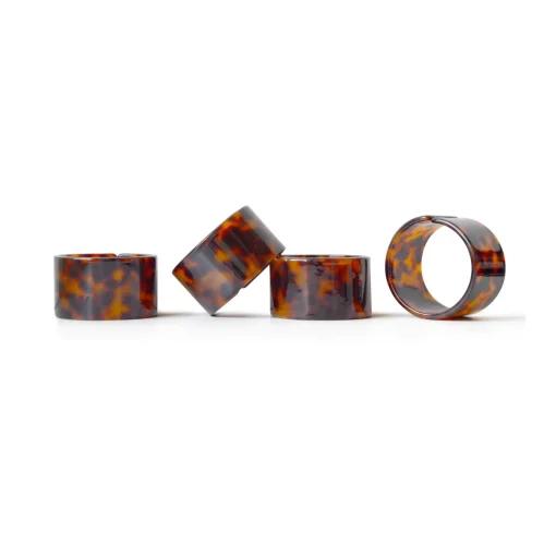 Tortoise Napkin Rings (4)