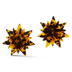 Tortoise Star Earrings