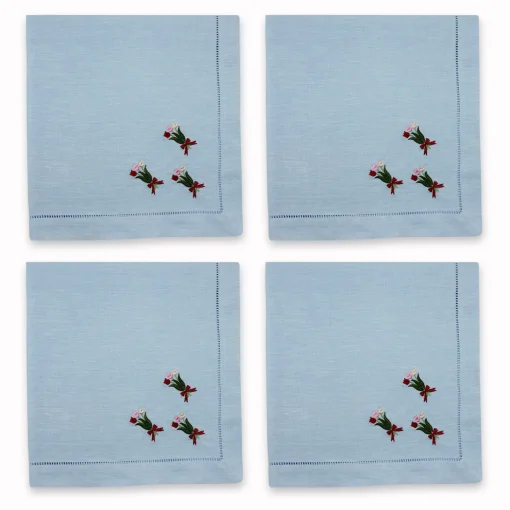 Tulip Bouquet Dinner Napkins (4)
