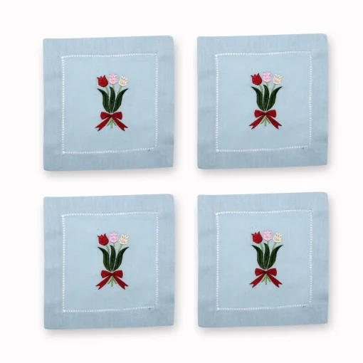 Tulip Cocktail Napkins (4)
