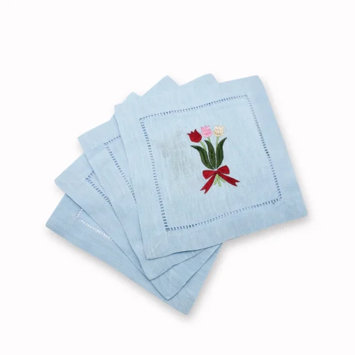 Tulip Cocktail Napkins (4)