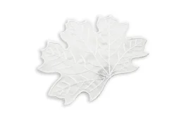 White Leaf Cocktail Napkins (4)