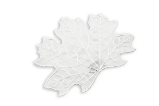White Leaf Cocktail Napkins (4)