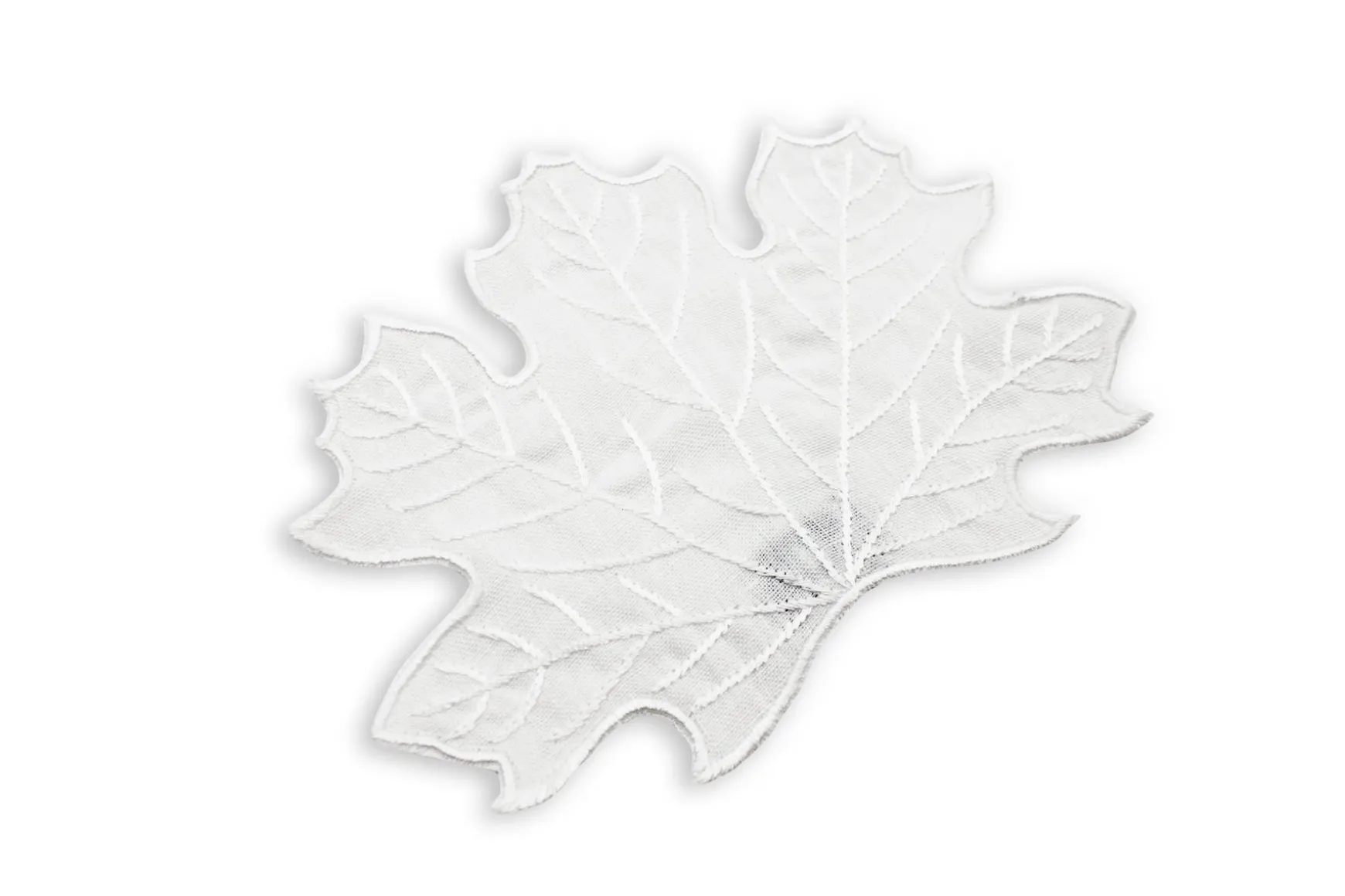 White Leaf Cocktail Napkins (4)