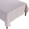 White Stripe Tablecloth